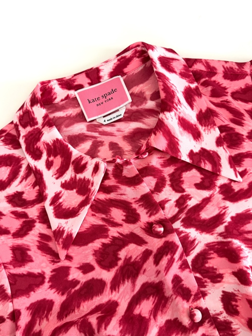 Kate Spade Panthers Shirt Dress Size 4 - Picture 6 of 13